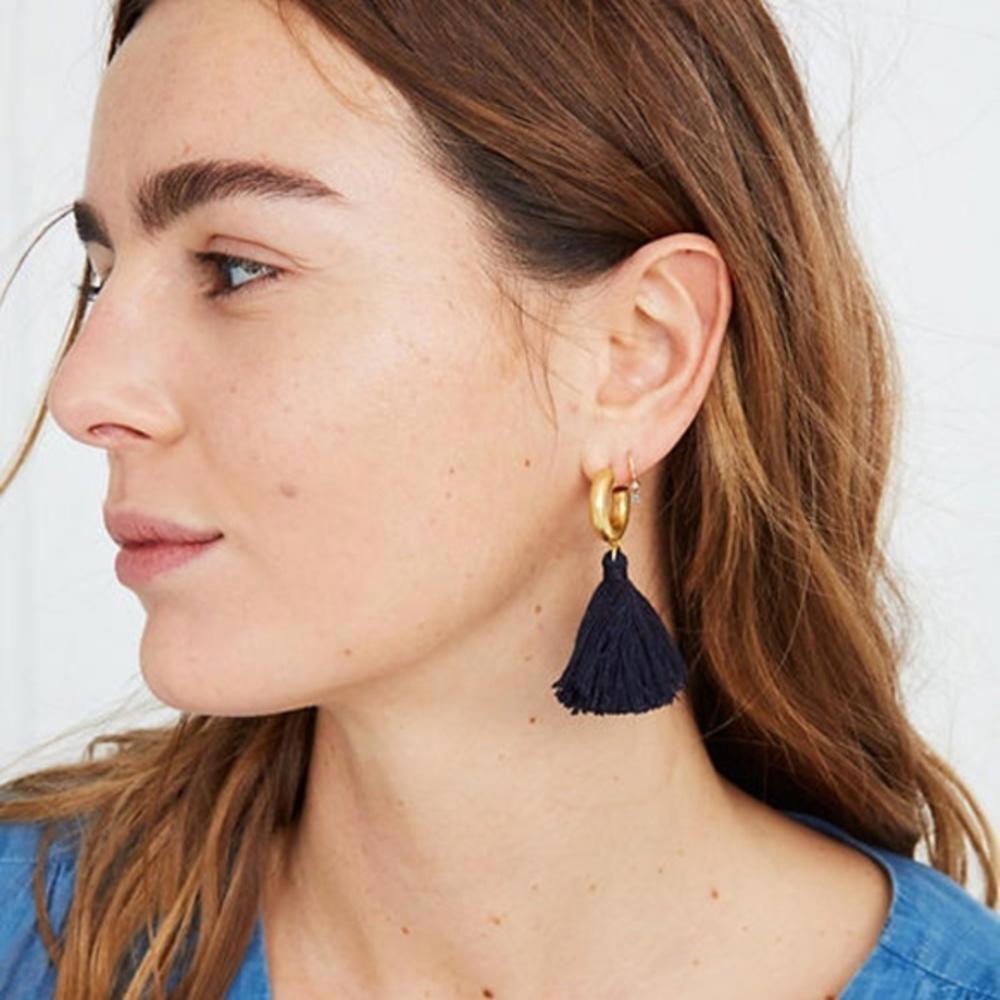 Madewell Lantern Tassel Earrings - Picture 4 of 4